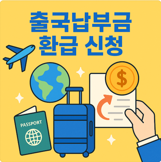 출국납부금 환급 간단하게 신청하기