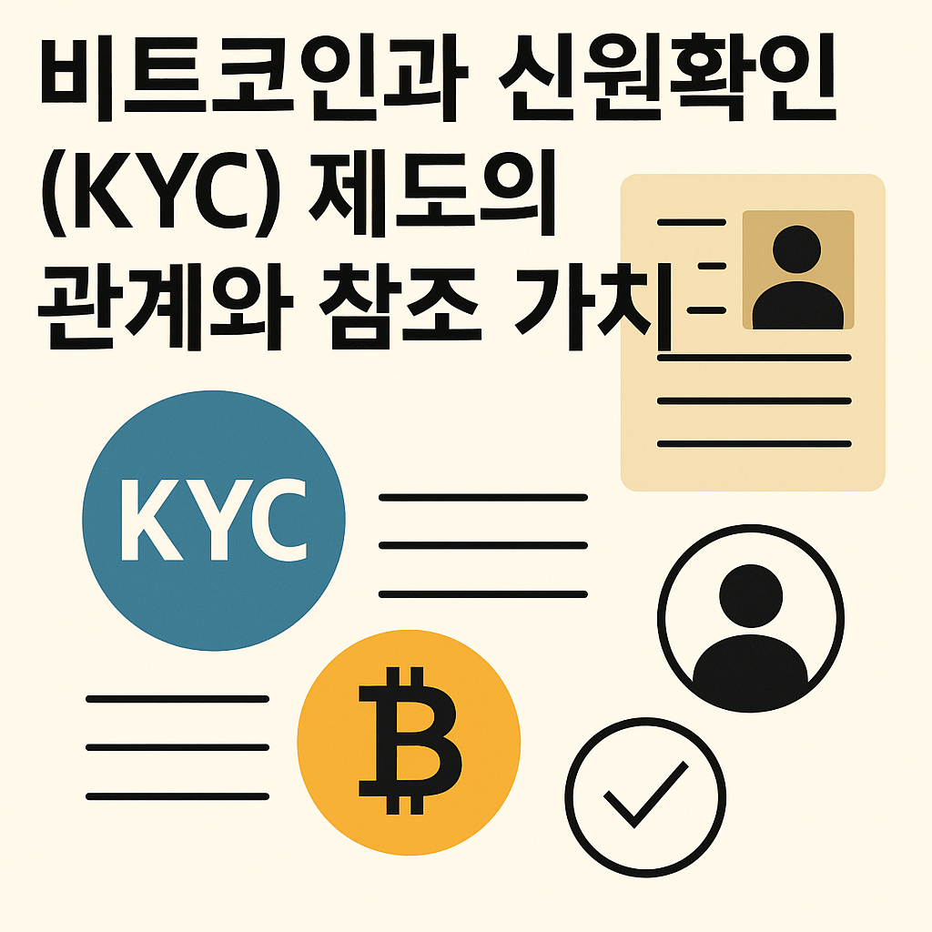 비트코인과 신원확인(KYC) 제도의 관계와 참조 가치