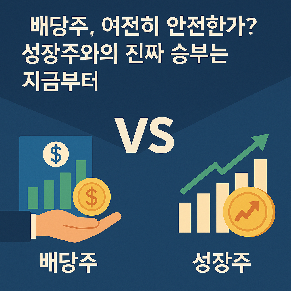 배당주, 여전히 안전한가? 성장주와의 진짜 승부는 지금부터