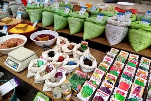 여주5일장-잡곡류-씨앗-판매