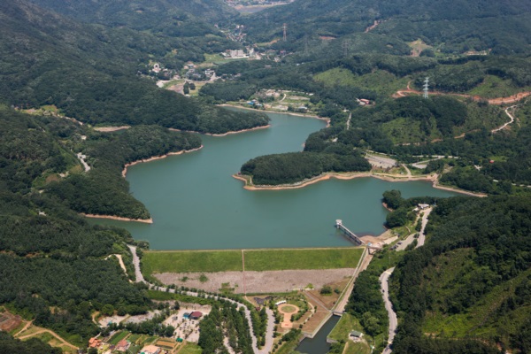 마장호수 출렁다리