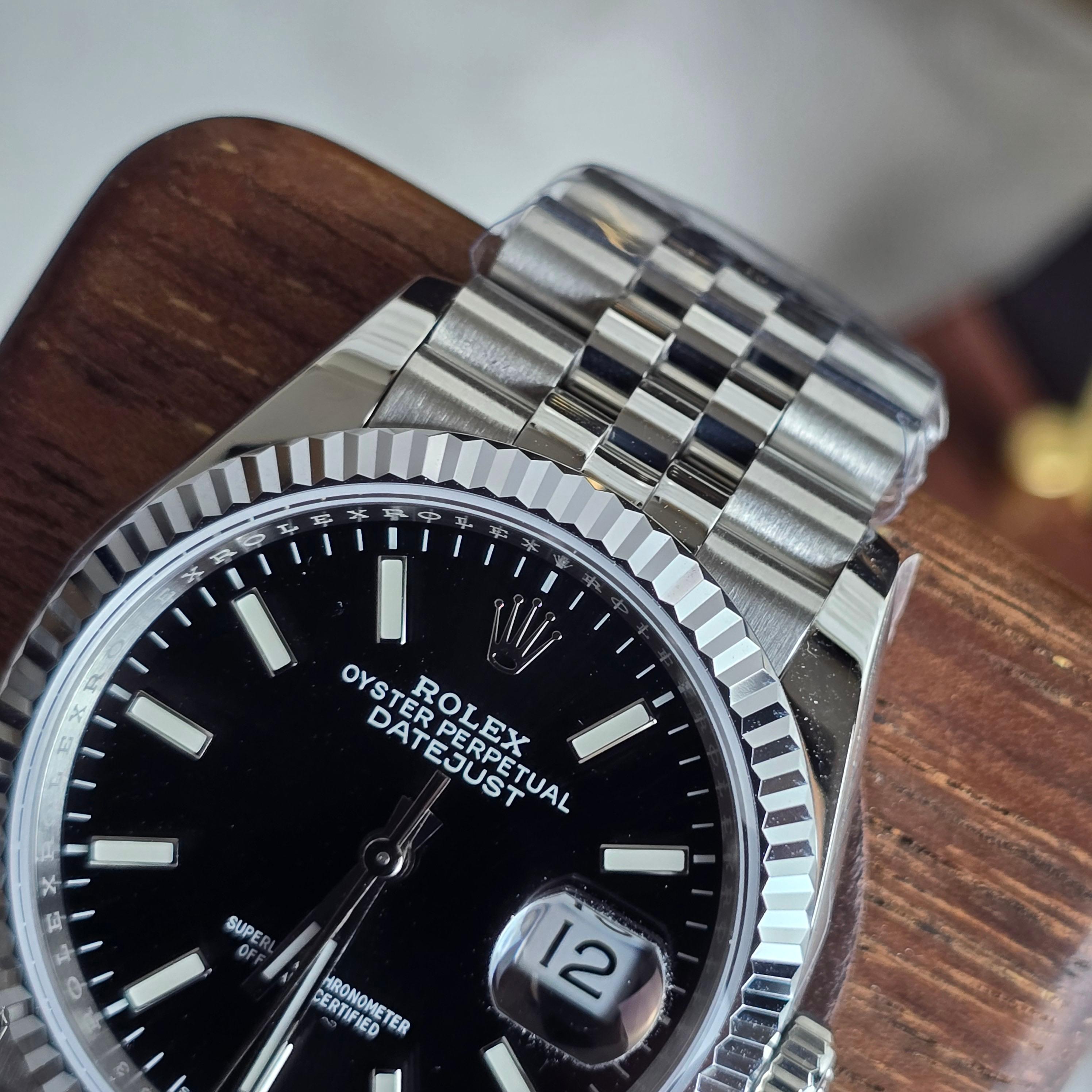 클린 롤렉스 데이저스트 41mm 검판 바인덱스 126334