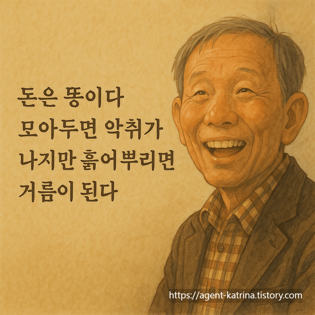 ChatGPT 지브리풍으로 그려본 김장하 선생님