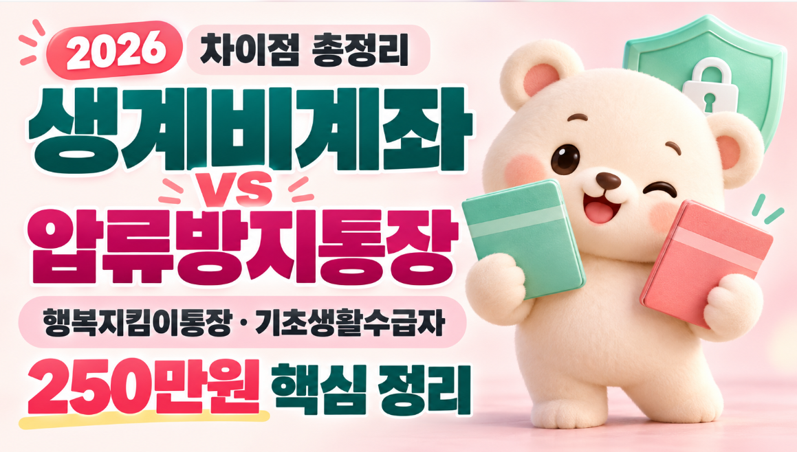 생계비계좌 250만원 한도 총정리｜월급통장 사용&middot;초과 입금&middot;출금 후 재입금 어떻게 될까?