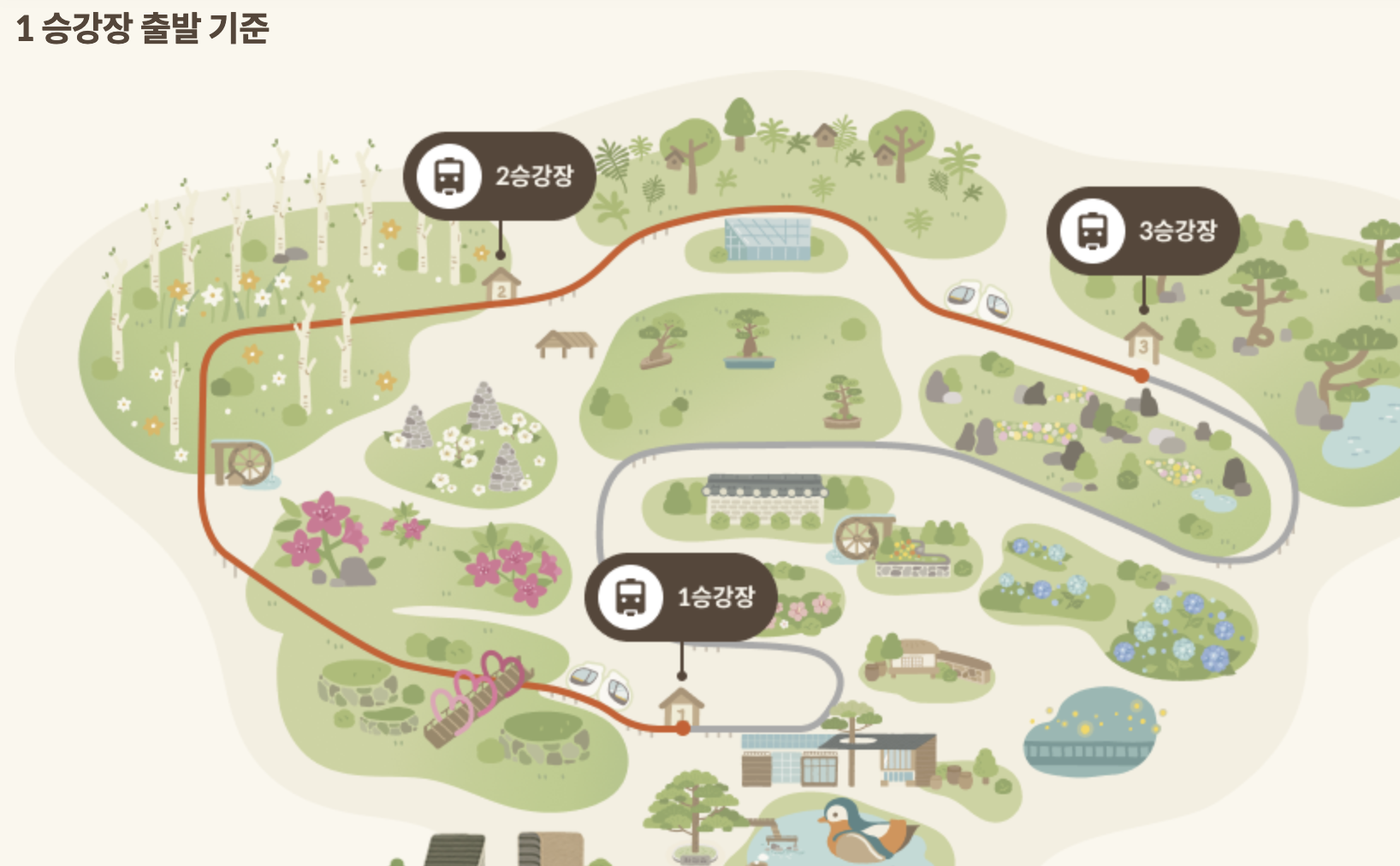 화담숲 모노레일