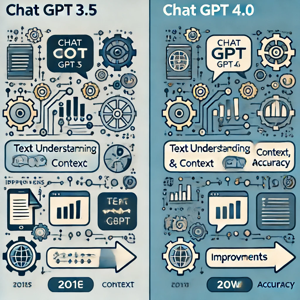 챗 gpt 3.5와 챗 gpt 4.0 비교 사진