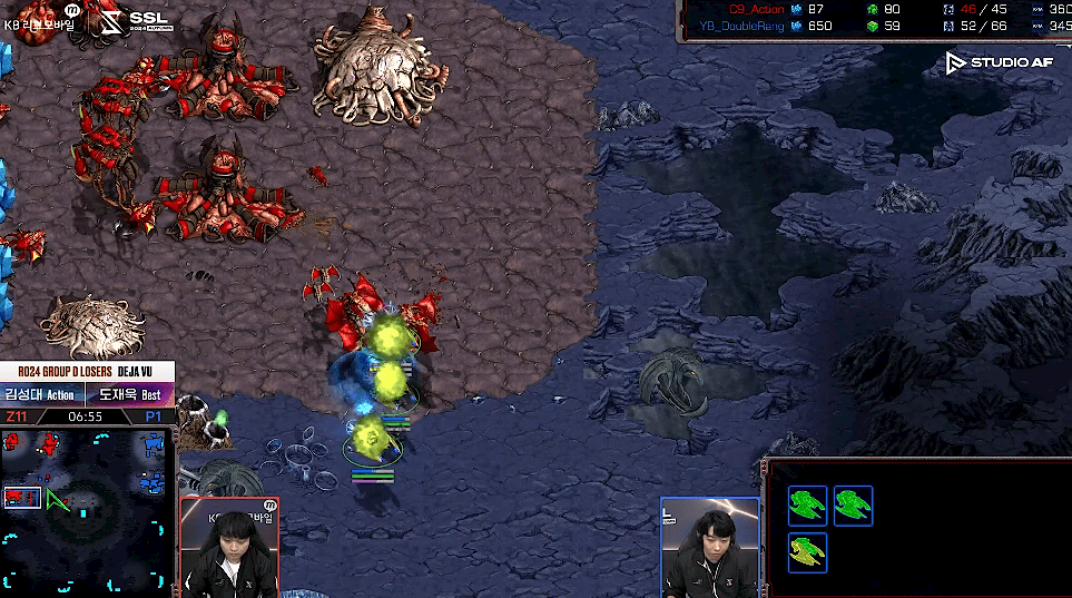 SSL 스타리그 D조 패자전 커세어폭사