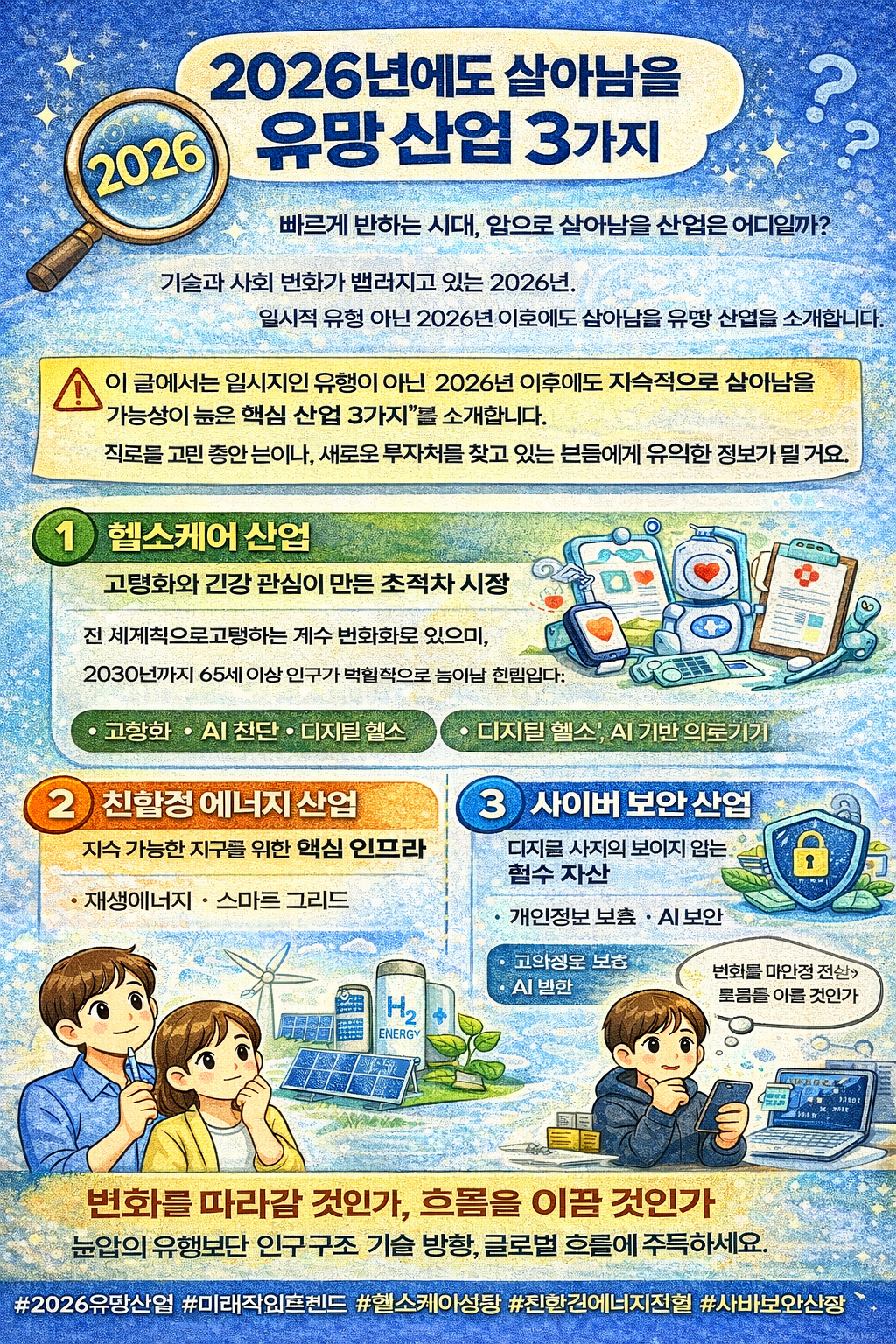 유망 산업 3가지