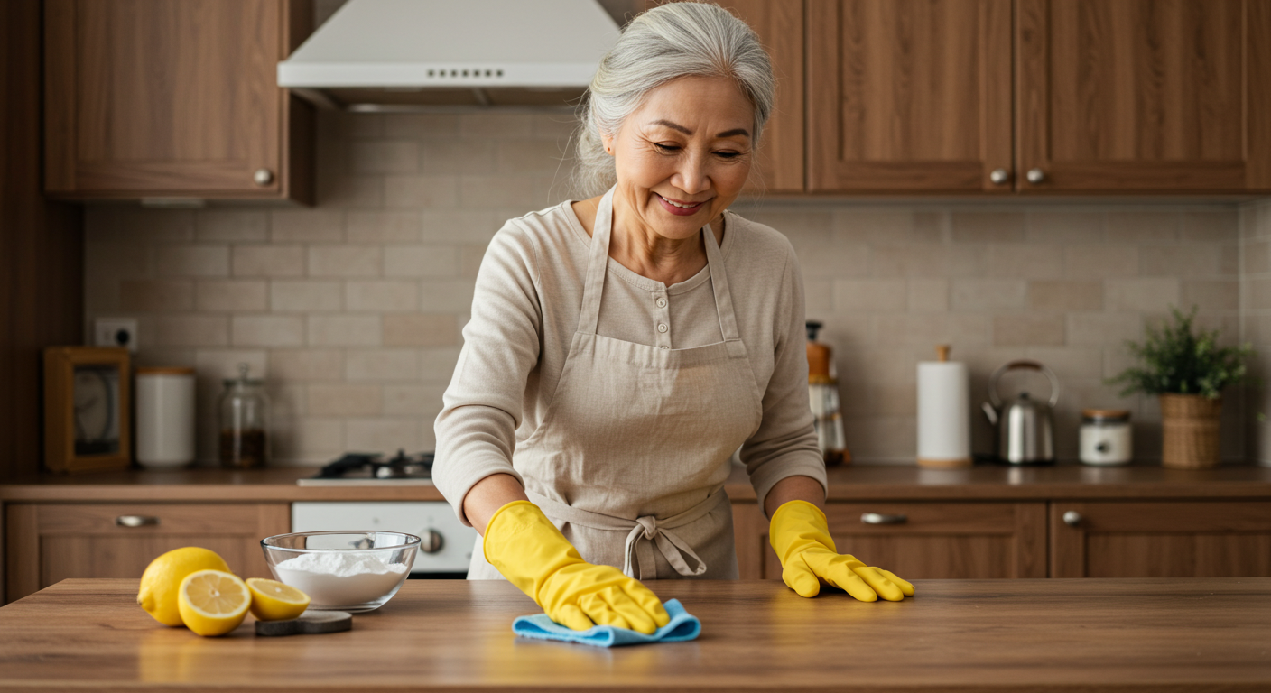 시니어를 위한 친환경 청소법, 천연 재료로 안전하고 깨끗하게