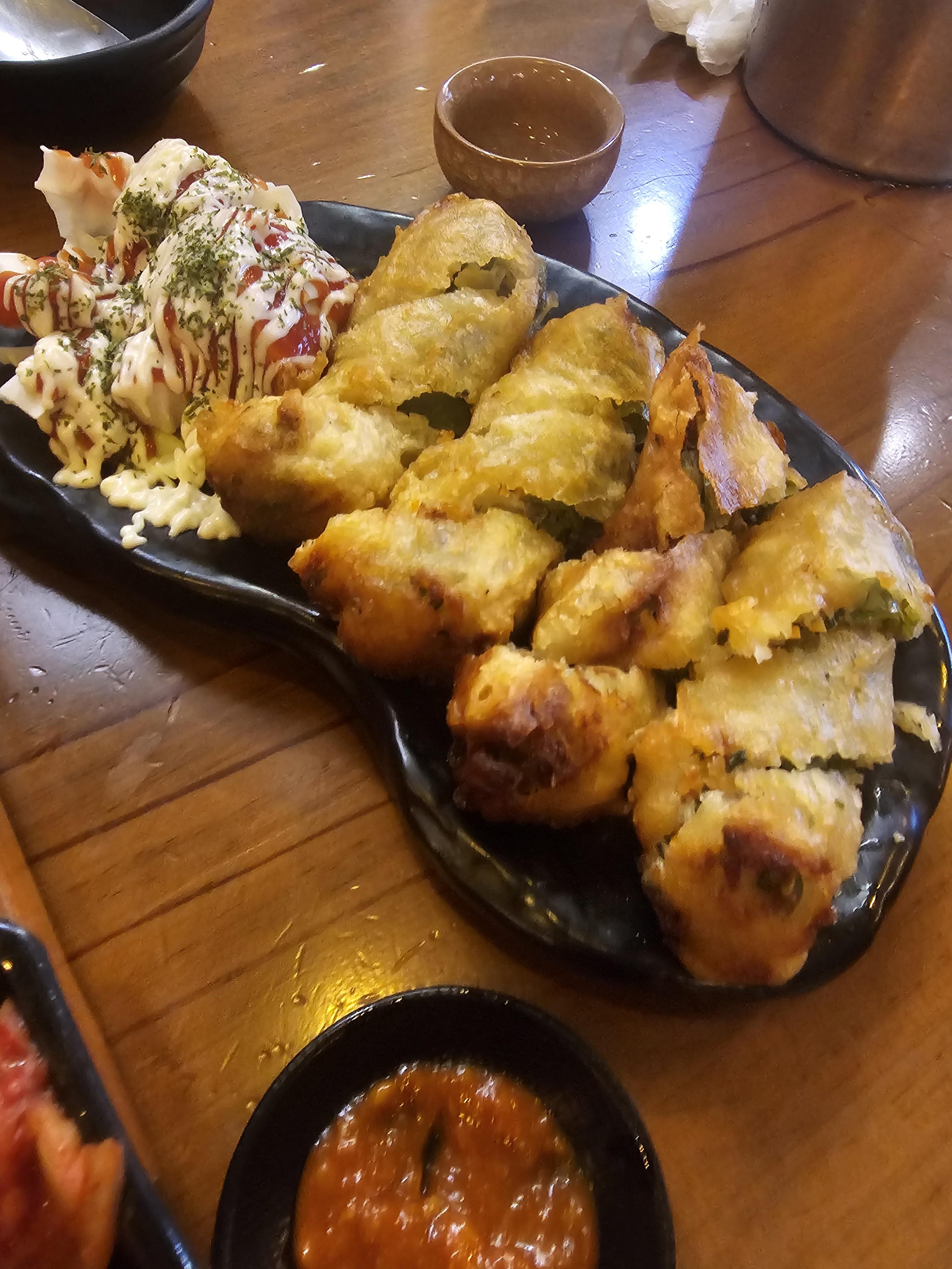 수육나베 그리고 튀김