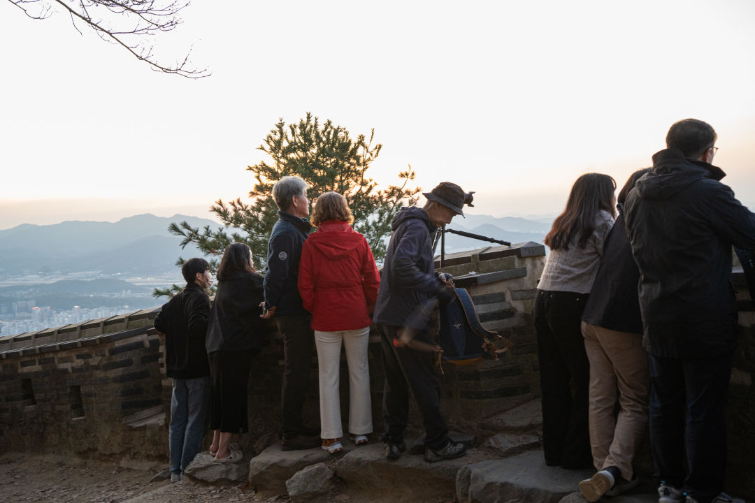 남한 산성 일몰