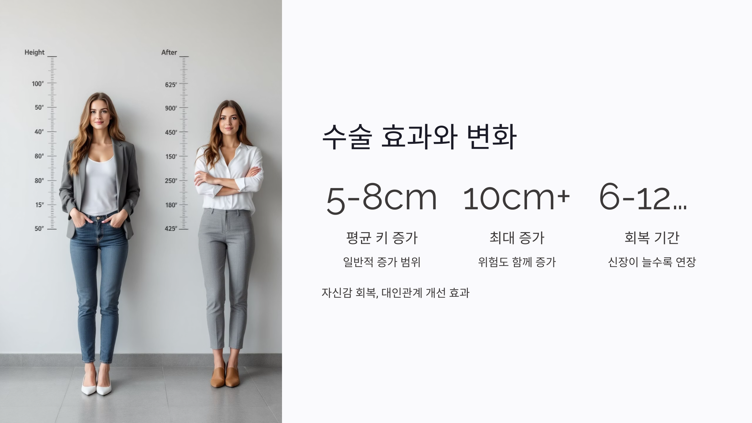 키크는수술에 사용되는 기구: 외고정기와 내고정기 비교