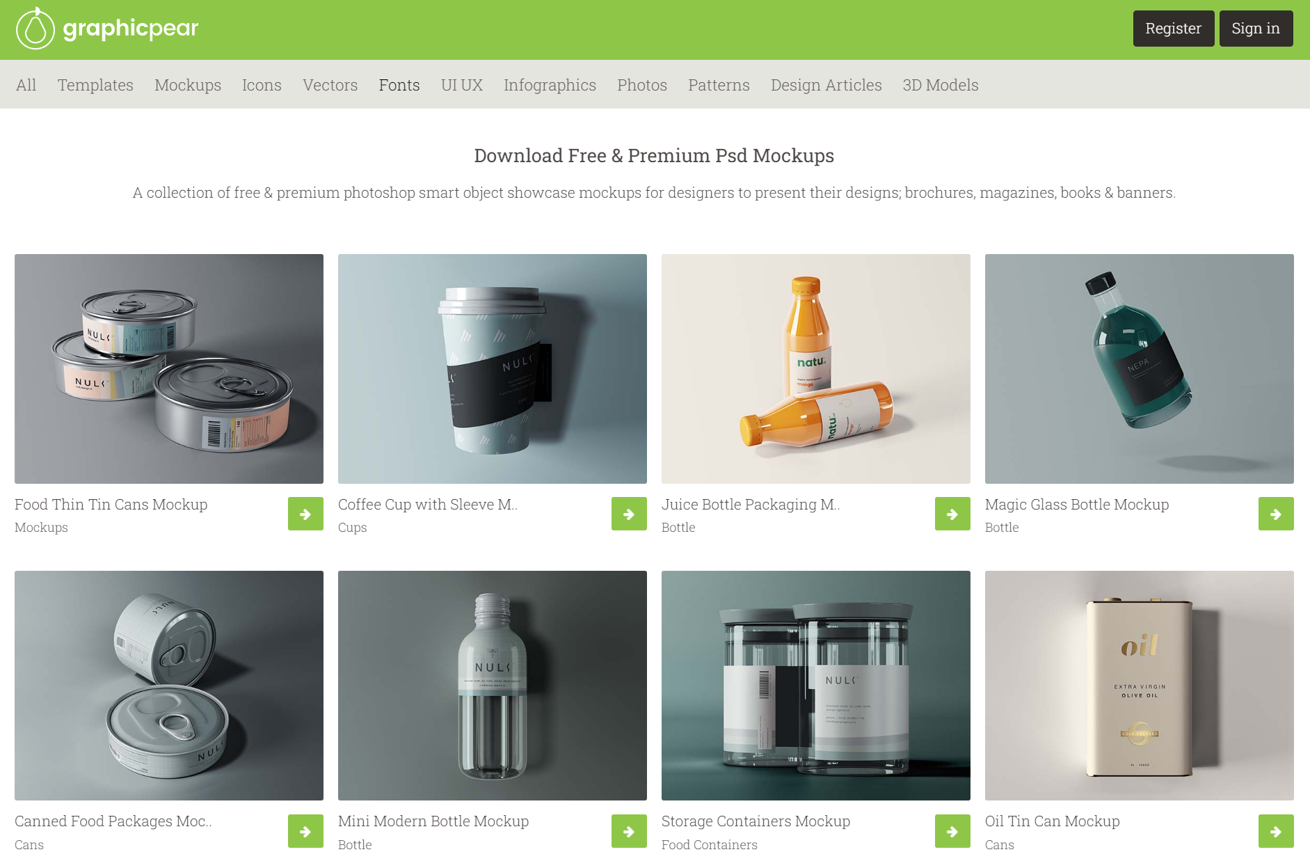 graphic pear 사이트