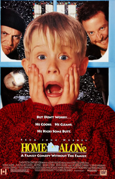 영화 나 홀로 집에(Home Alone, 1990) 포스터 &ndash; 맥컬리 컬킨 주연 크리스마스 가족 코미디 영화
