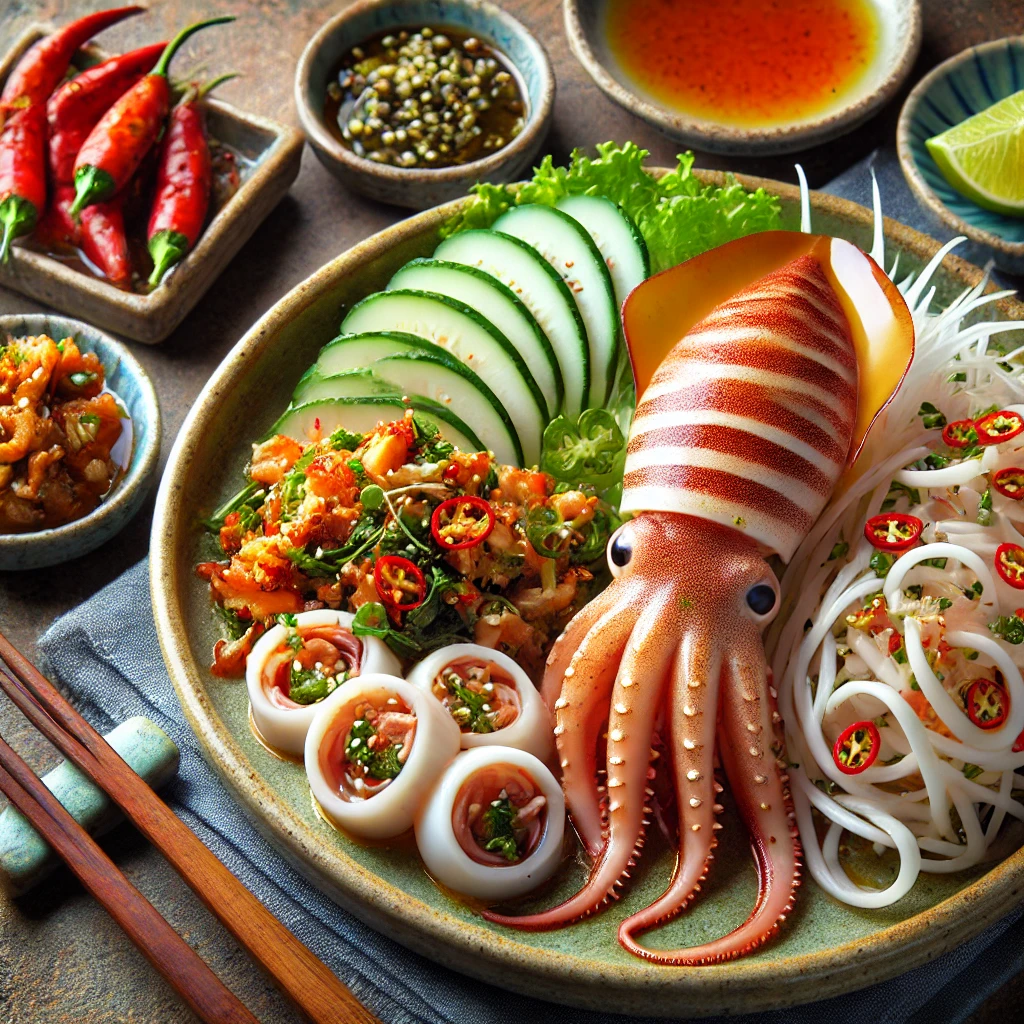 여름 제철 해산물 : 한치 설명