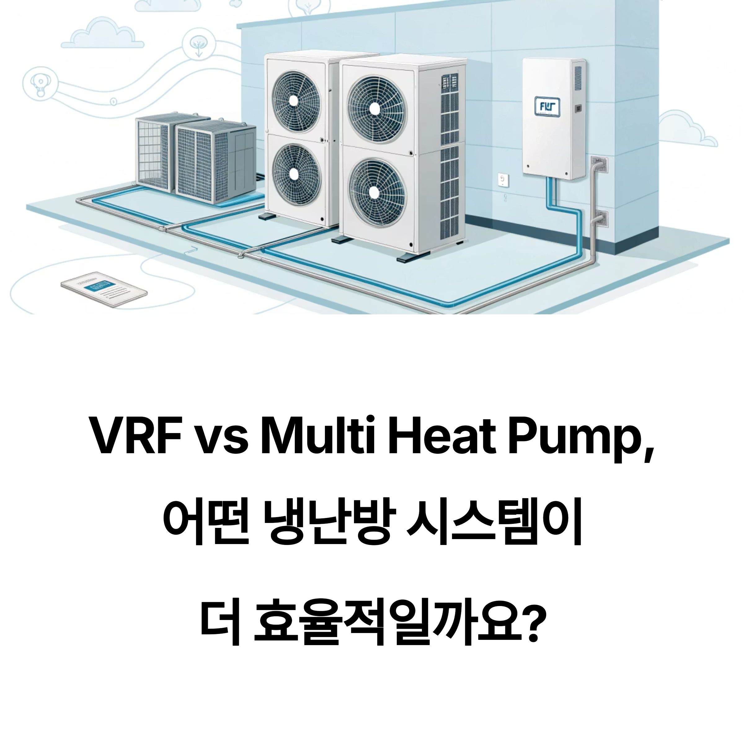 VRF 시스템 vs Multi Heat Pump