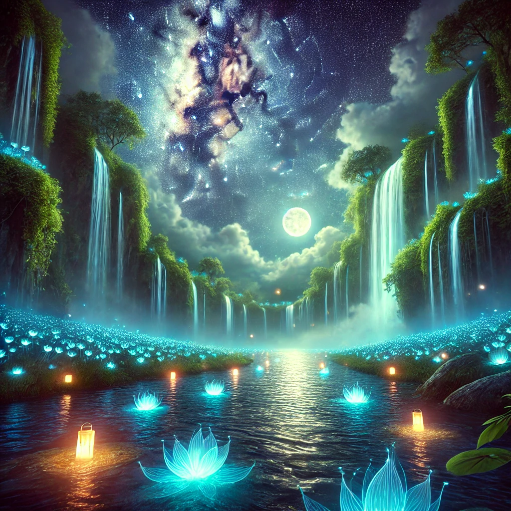 푸른 숲에서 걷는 꿈