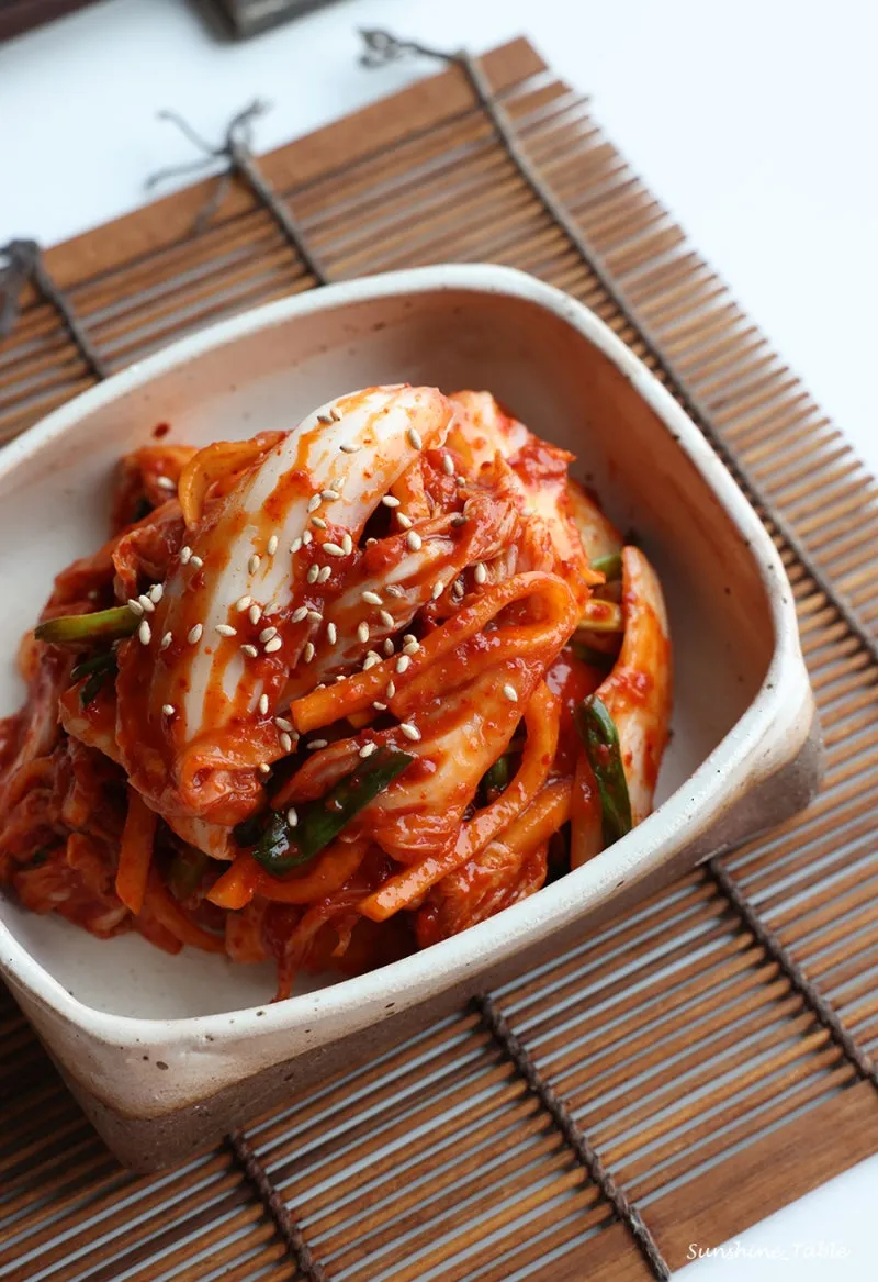 겉절이 맛있게 담그는 법 겉절이 김치 황금 레시피_2