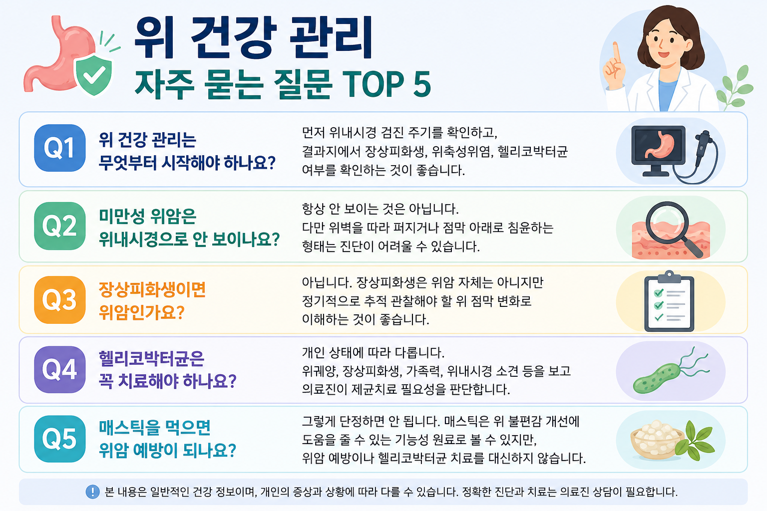 위 건강 관리
