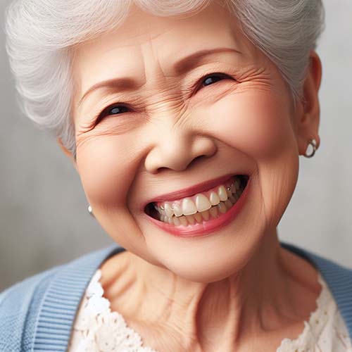 할머니-틀니