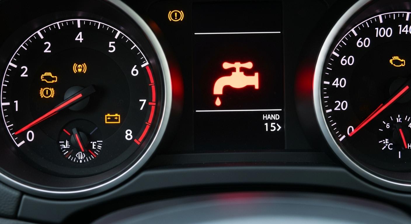 자동차경고등수도꼭지모양