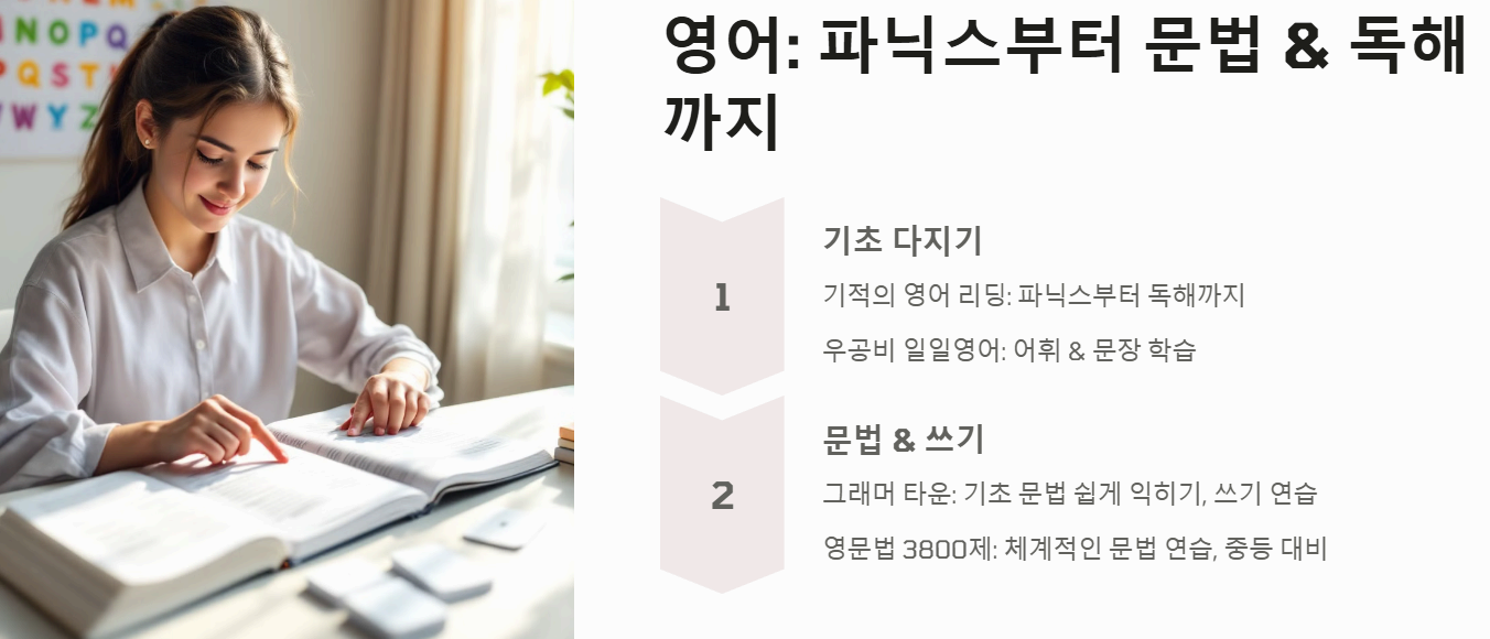 초등학교 과목별 홈스쿨링 학습지 추천