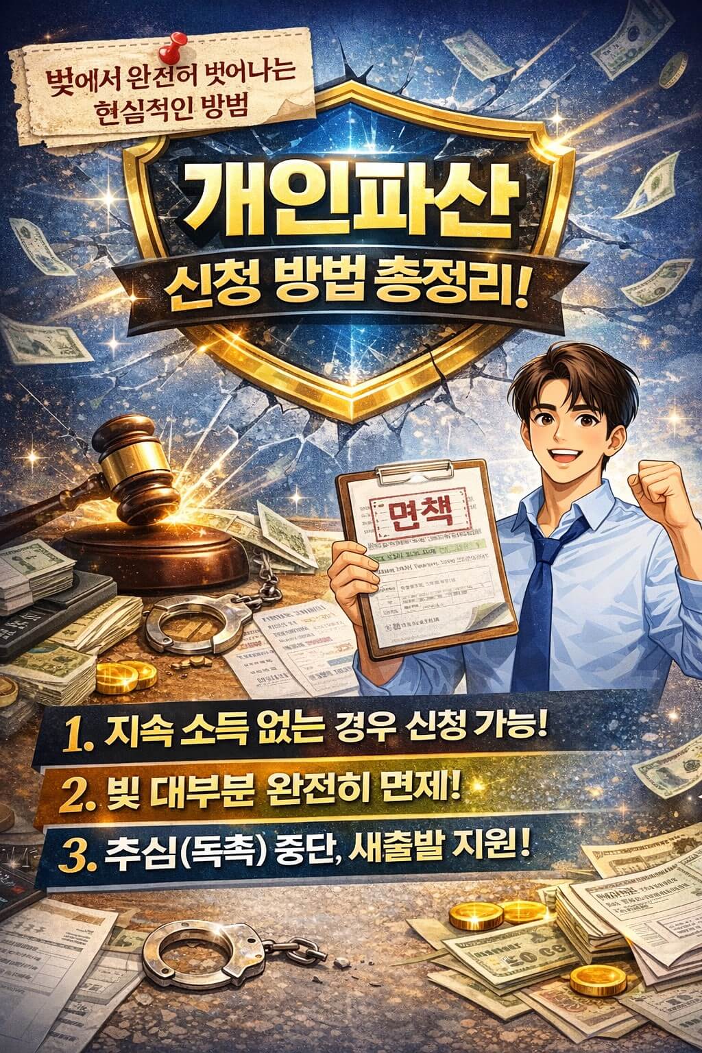 개인파산 신청 방법 총정리, 빚에서 완전히 벗어나는 현실적인 방법