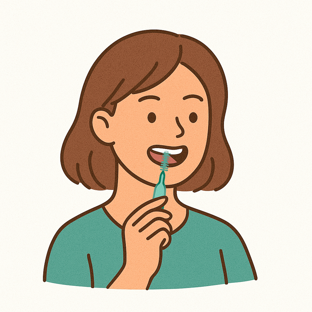 어린이 구강관리 교육 일러스트