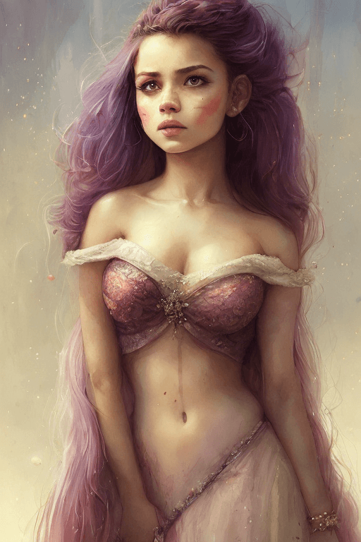 Playground AI로 생성한 그림(1) - 장엄한 여성