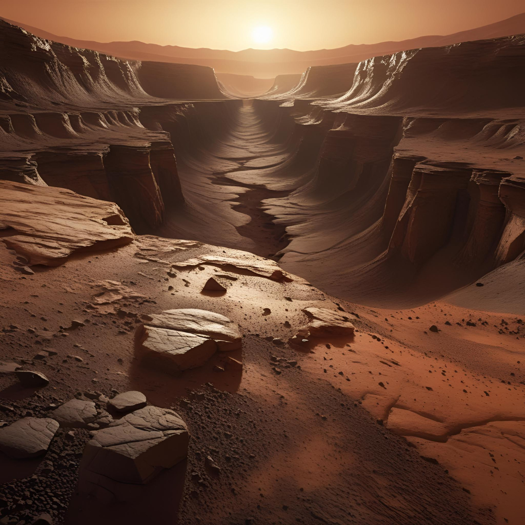 붉은 행성의 지질학적 비밀: 화성의 속살 들여다보기