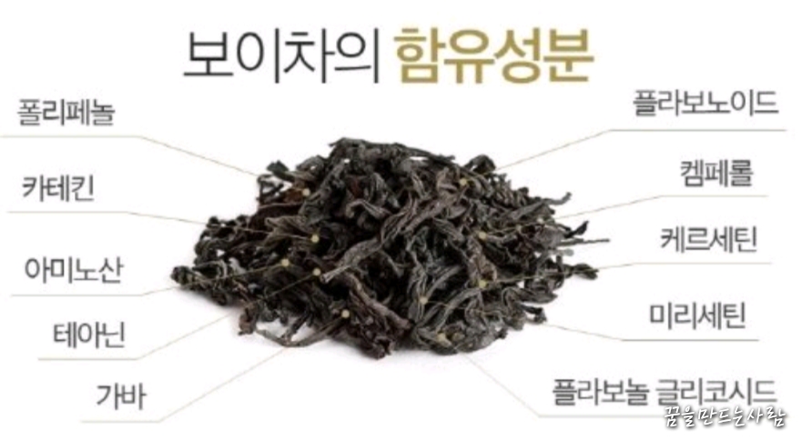 보이차 효능과 부작용 1