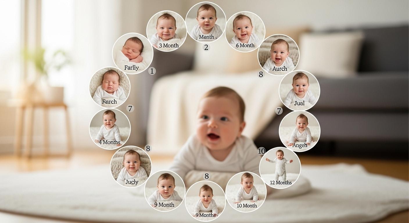 아기 열두달 기록