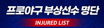 프로야구 부상선수 명단제도 정리 관련 사진