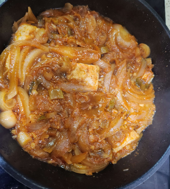 매콤두부조림