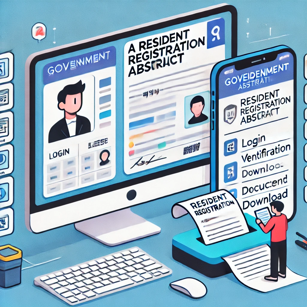 주민등록초본 인터넷발급 방법 및 절차