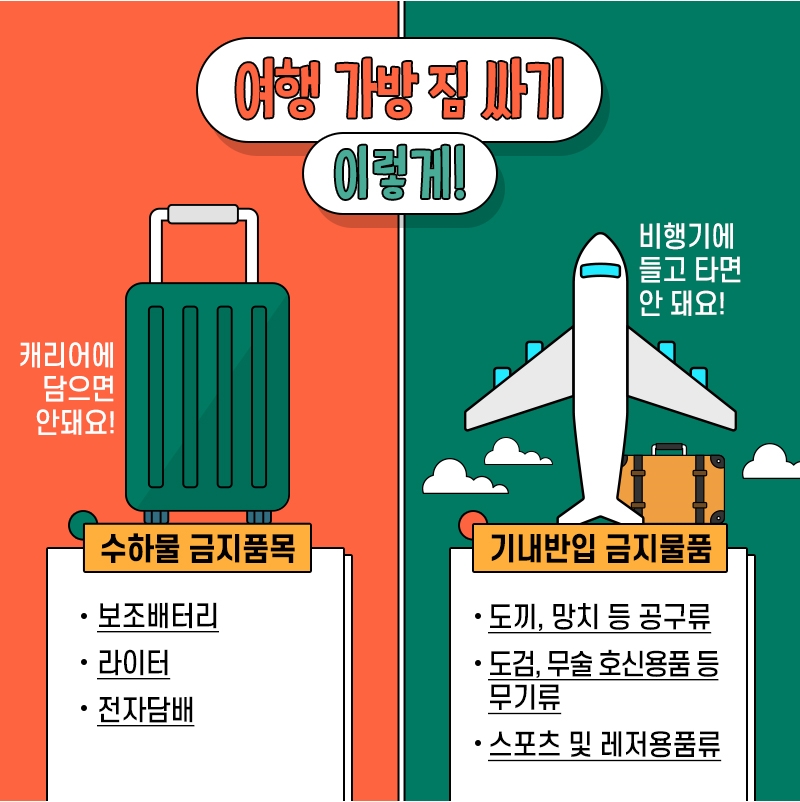 비행기 수하물