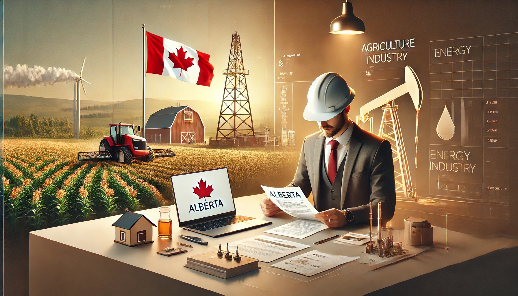 캐나다에서 일하는 사람 이미지