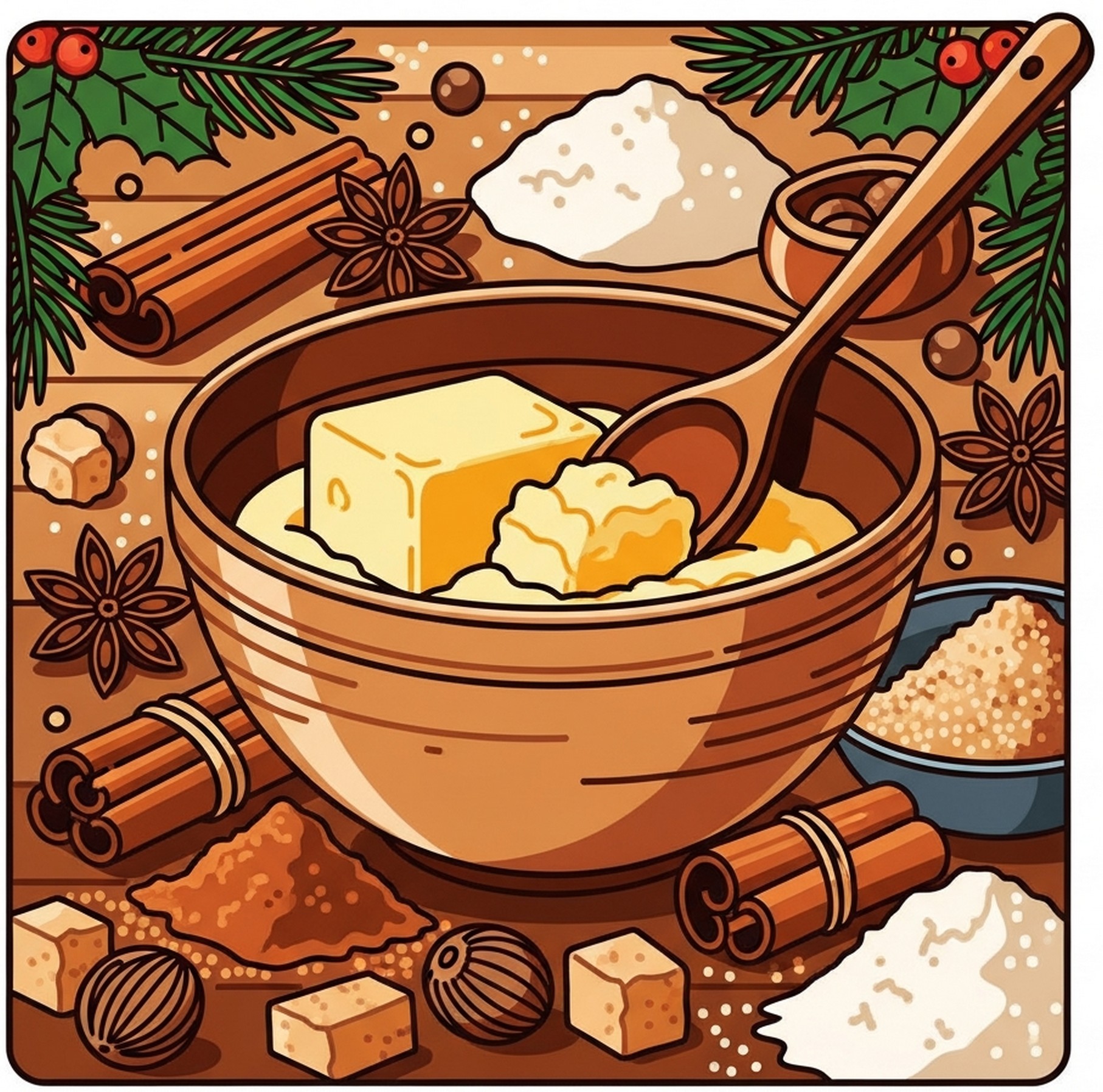 겨울 베이킹 재료