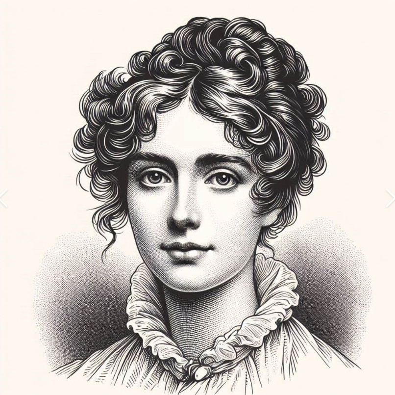 메리 셸리 AI로 그린 이미지