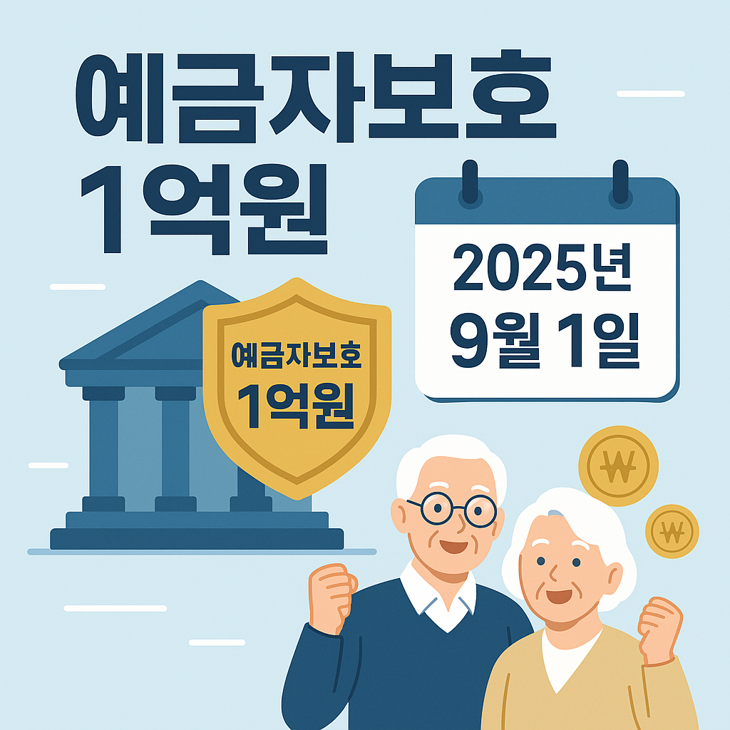 예금자보호 1억원, 언제부터? 시행일과 보호 대상 완벽 정리