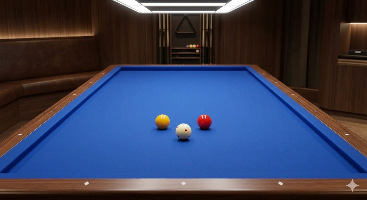 당구 비껴치기 회전량