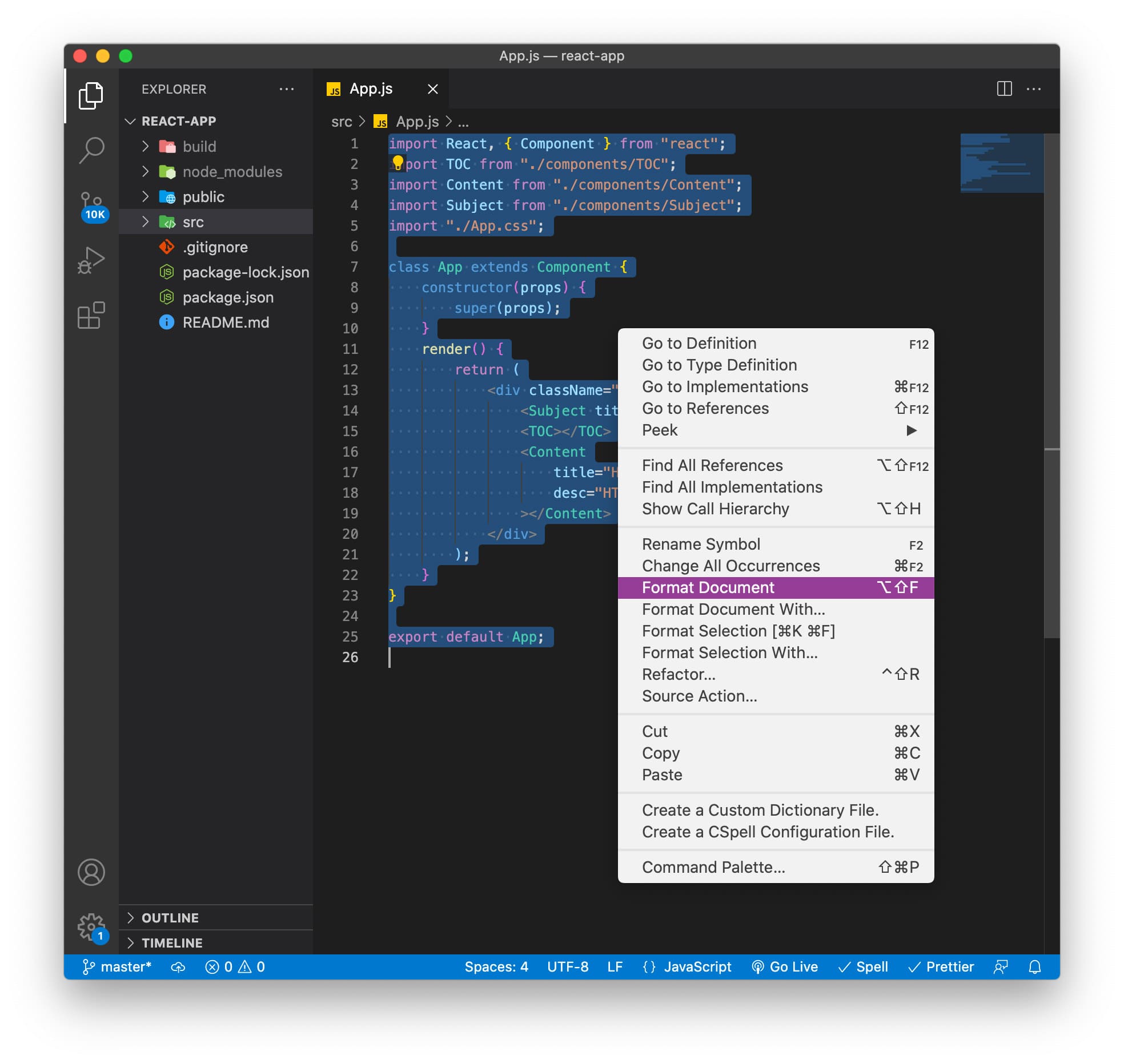 vscode-탭-간격-설정-변경