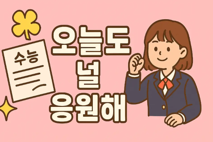 수능-응원-오늘도-널-응원해-여자