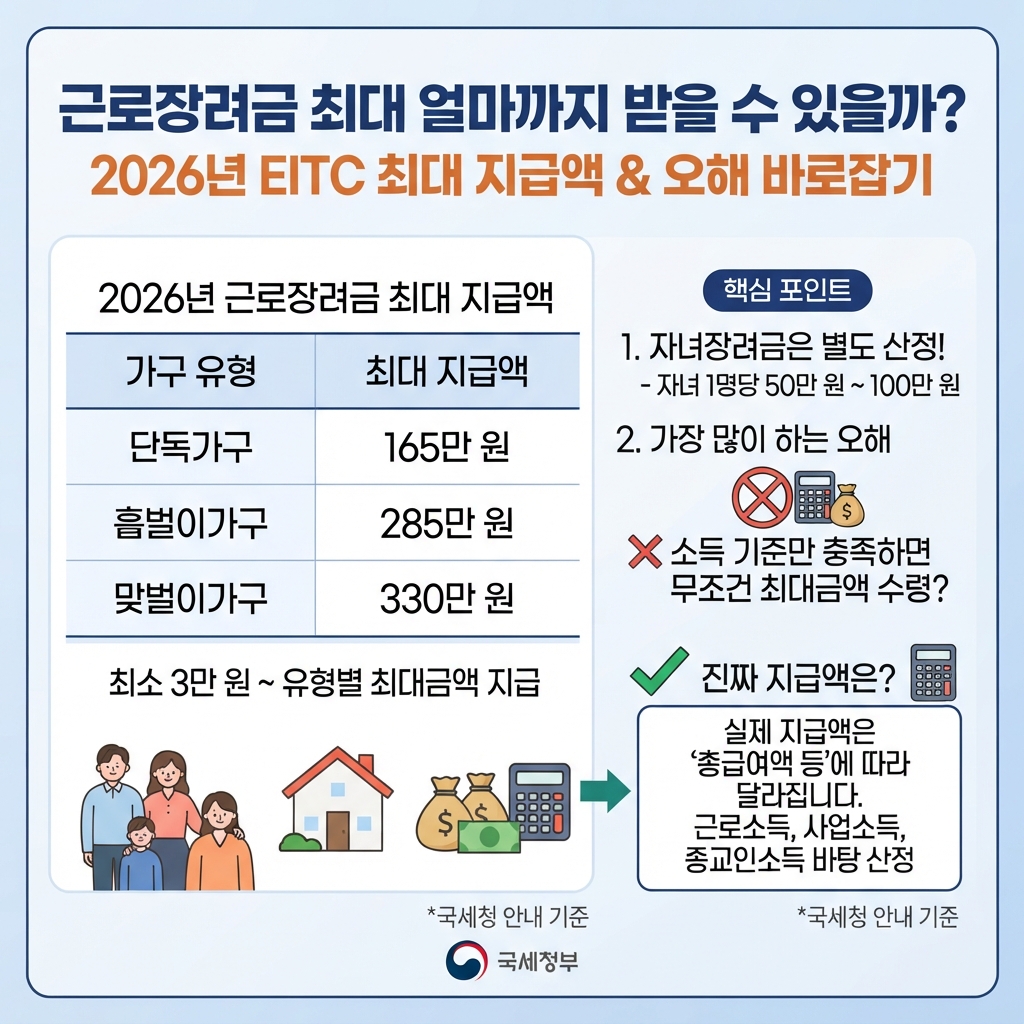 근로장려금 상반기분 9월 신청 안내 2026 ❘ 반기 신청&middot;대상&middot;금액&middot;정기신청 차이점 확인하기