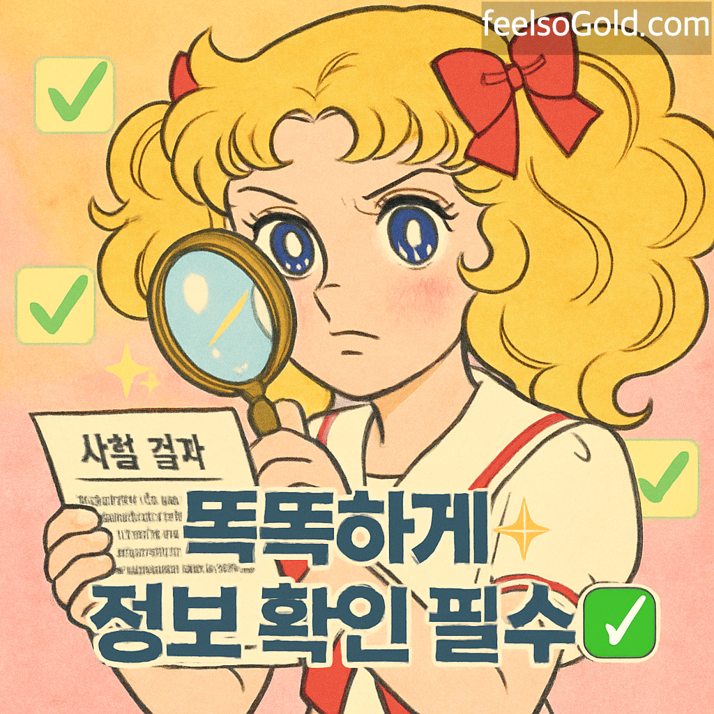 똑똑하게! ✨ 정보 확인 필수 ✅