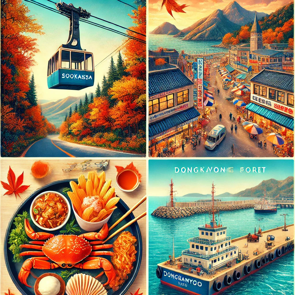 설악 케이블카와 속초 여행 가이드, 속초 방문 명소 추천, 속초 맛집 추천, 속초 숙소 추천