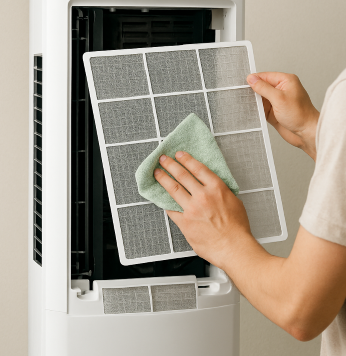 에어컨 필터 청소