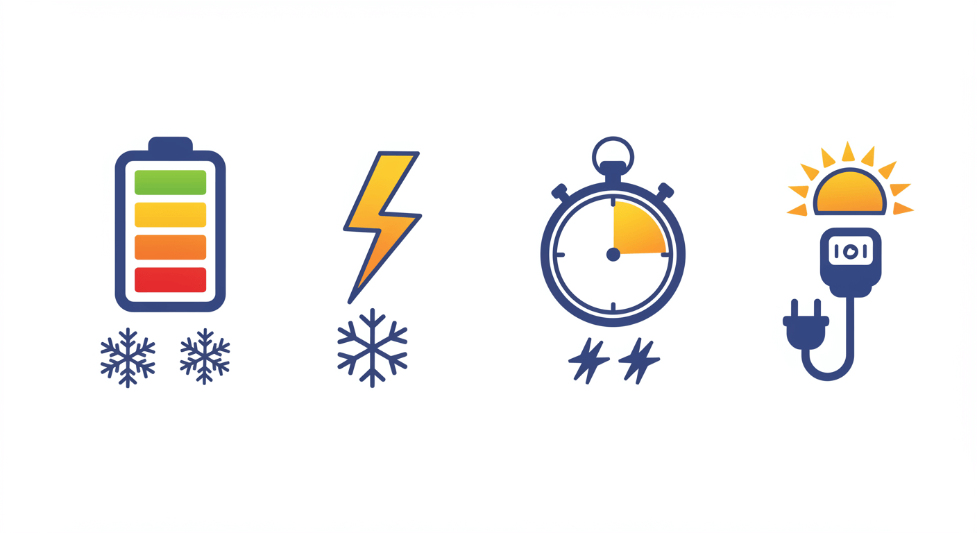 "배터리 효율 향상 및 충전 기술 업그레이드"에 대한 이미지입니다.