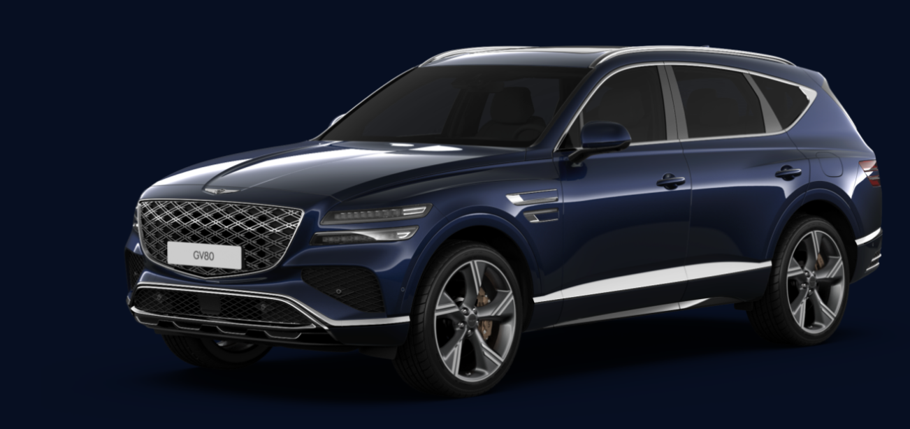 2025년 제네시스 GV80 카프리 블루