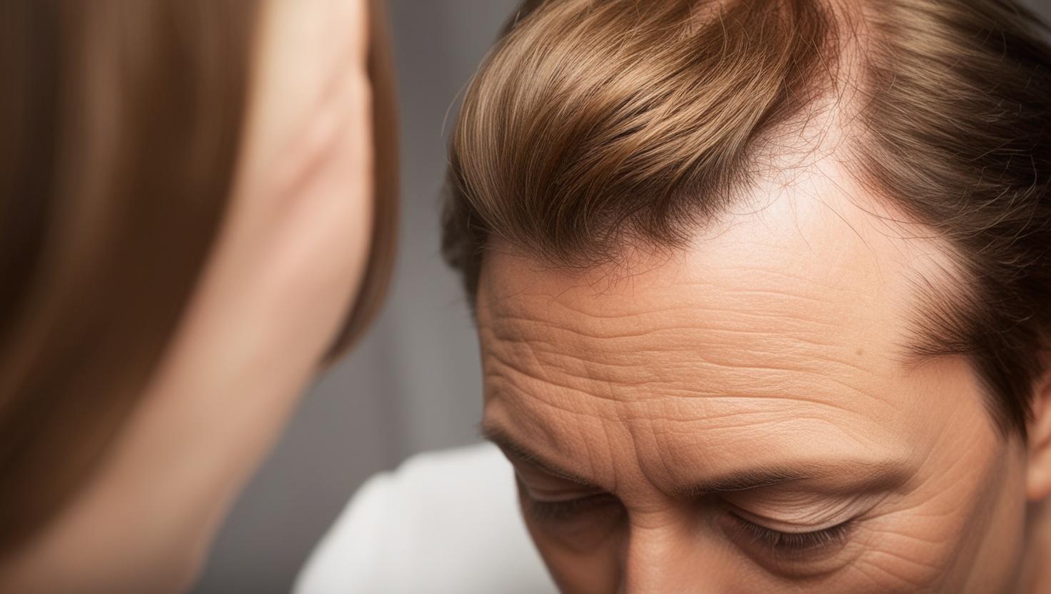 탈모 고민 사진